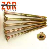 Csk head Zinc Plated Chipboard Screw with Pozi Head used in  Furniture