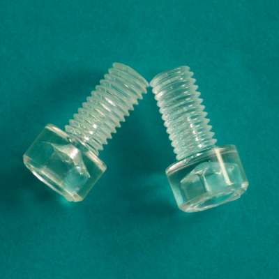 Plastic Hexagon Socket Cheese Head screw Polycarbonate PC Clear Acrylic Screw