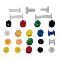 Plastic Colored Book Binding Screw/Plastic Male and Female Screw